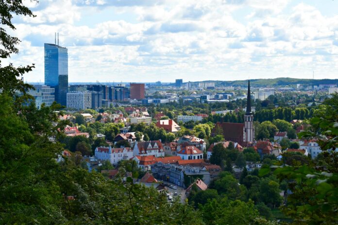 Trees and Buildings in Gdansk